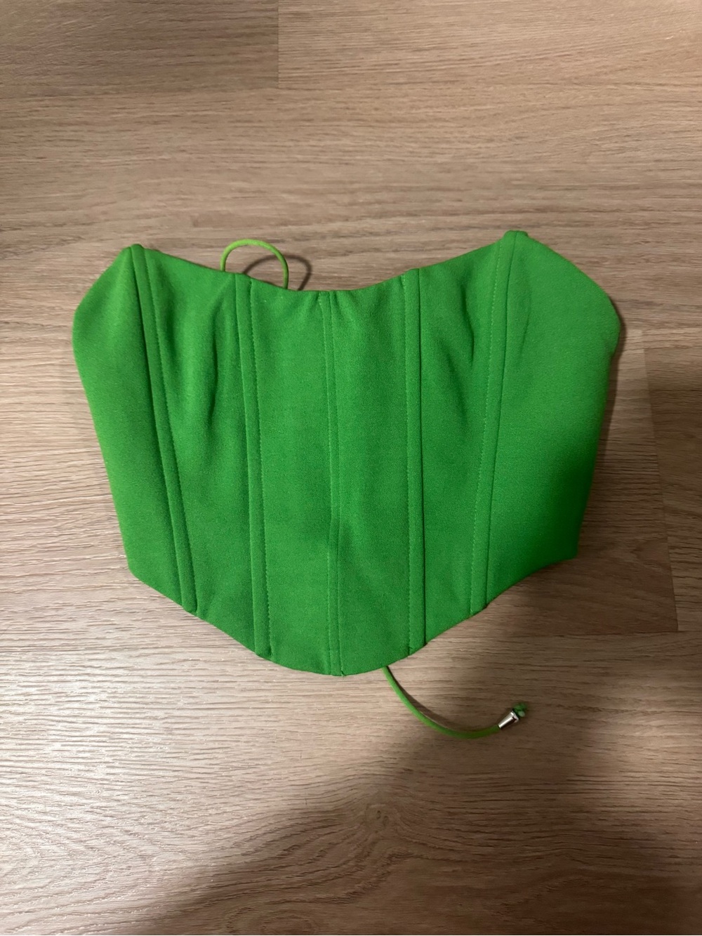 Princess Polly Bright Green Strapless Corset Top